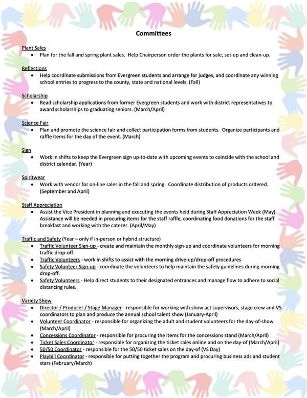 Committee Descriptions 1